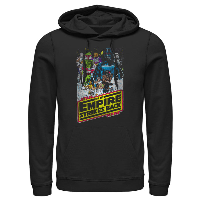 fifth sun Men's Star Wars Movie Poster Pull Over Hoodie