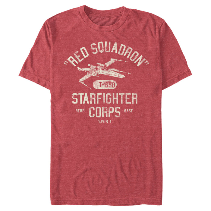 fifth sun Men's Star Wars Rebel X-Wing Starfighter Corps Collegiate T-Shirt