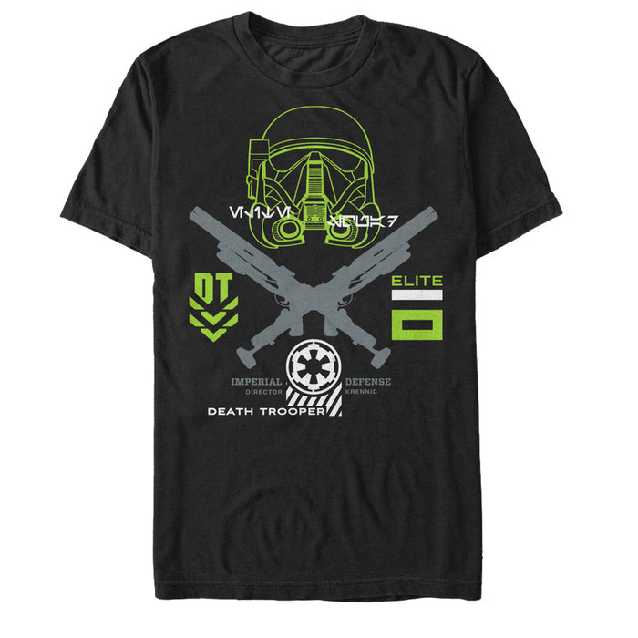 fifth sun Men's Star Wars Rogue One Death Trooper Crest T-Shirt