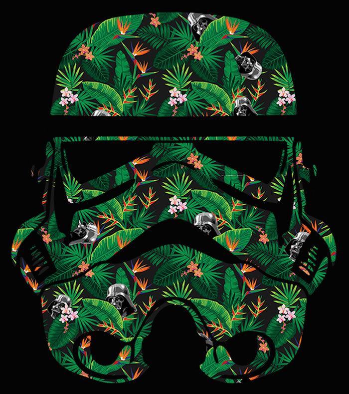 Fifth Sun Men's Star Wars Stormtrooper Tropical Helmet Tank Top
