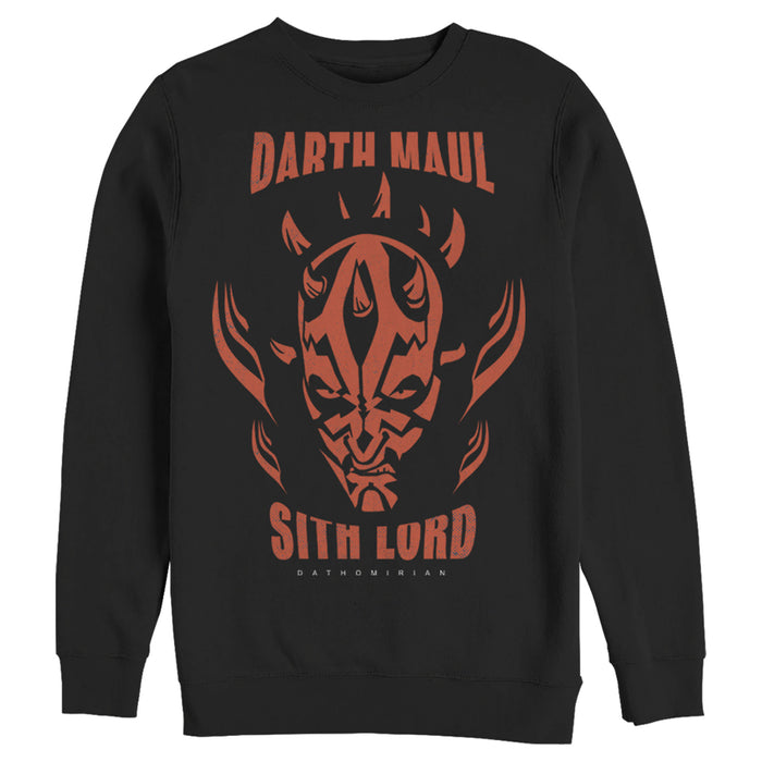fifth sun Men's Star Wars: The Clone Wars Darth Maul Sith Lord Sweatshirt