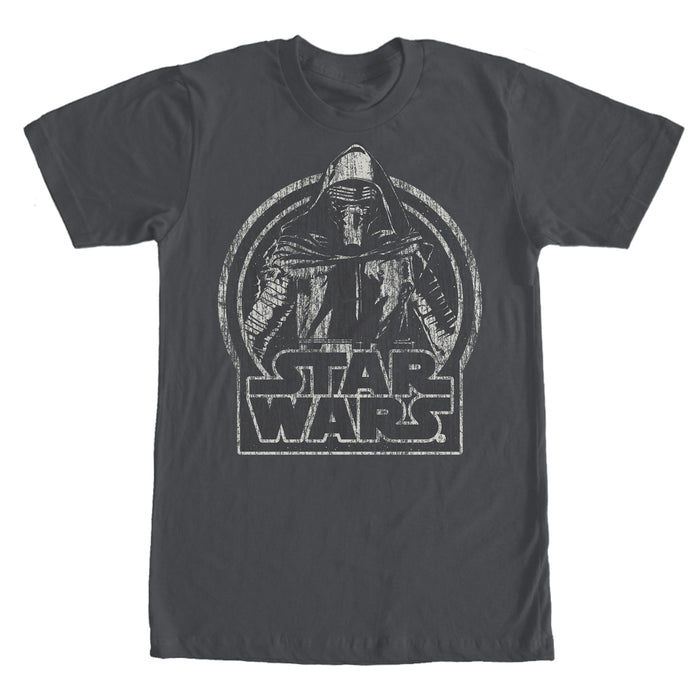 fifth sun Men's Star Wars The Force Awakens Kylo Ren Classic Distressed T-Shirt