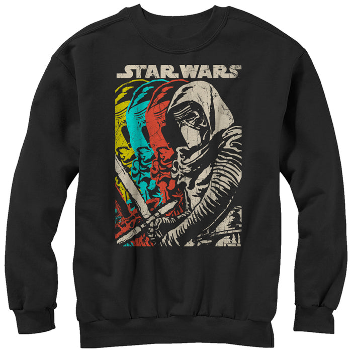 fifth sun Men's Star Wars The Force Awakens Kylo Ren Copies Sweatshirt
