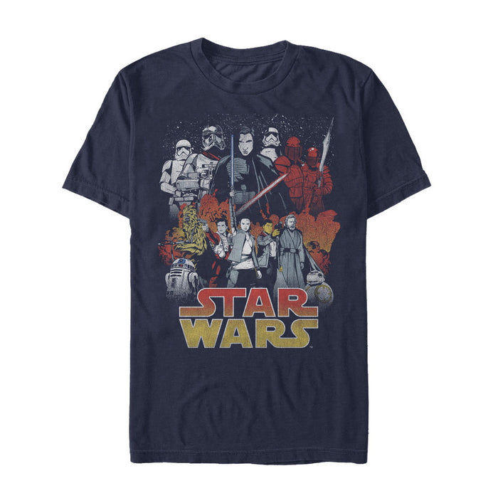 fifth sun Men's Star Wars The Last Jedi Good and Evil T-Shirt