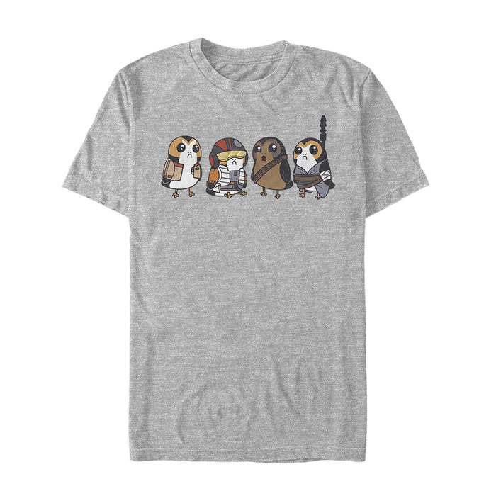 fifth sun Men's Star Wars The Last Jedi Porg Costumes T-Shirt
