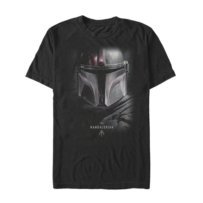fifth sun Men's Star Wars: The Mandalorian Bounty Hunter Shadow T-Shirt