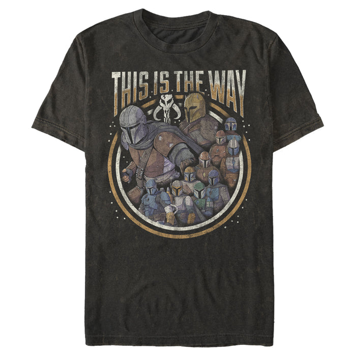 Fifth Sun Men's Star Wars: The Mandalorian Group Shot This Is The Way T-Shirt