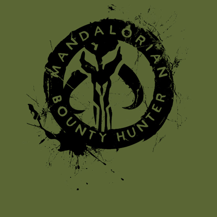 Fifth Sun Men's Star Wars: The Mandalorian Paint Splatter Emblem T-Shirt