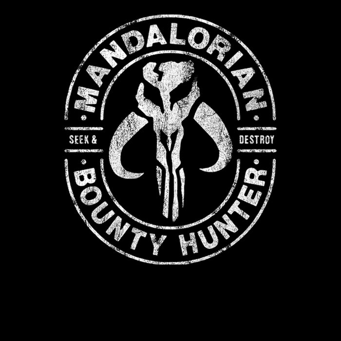 Fifth Sun Men's Star Wars: The Mandalorian Seek & Destroy Stamp T-Shirt