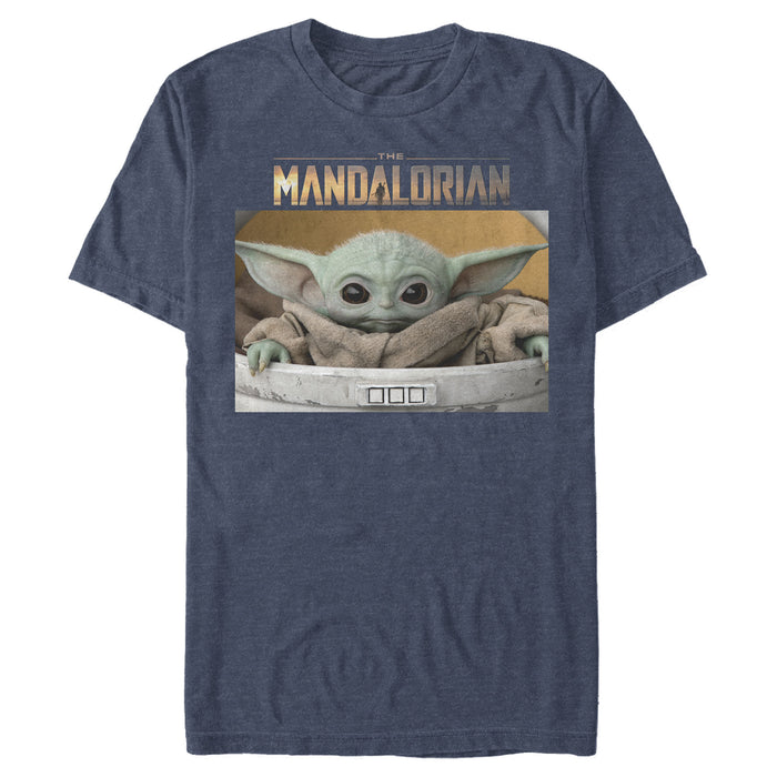 Fifth Sun Men's Star Wars: The Mandalorian The Child Bassinet T-Shirt