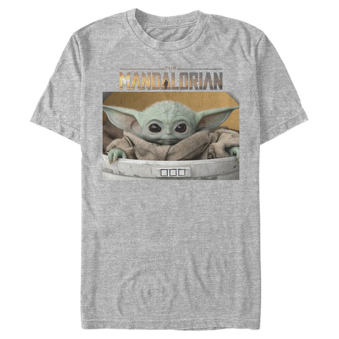 Fifth Sun Men's Star Wars: The Mandalorian The Child Bassinet T-Shirt
