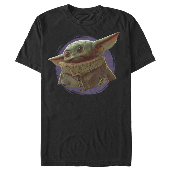 fifth sun Men's Star Wars: The Mandalorian The Child Circle Halo T-Shirt