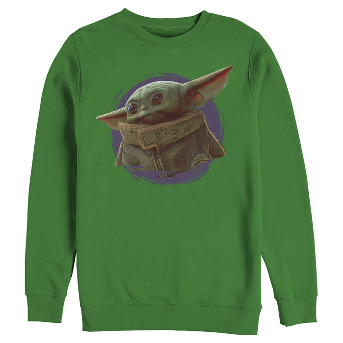Fifth Sun Men's Star Wars: The Mandalorian The Child Circle Halo Sweatshirt