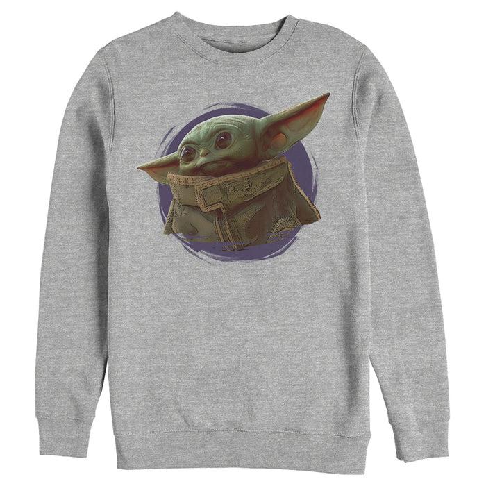 Fifth Sun Men's Star Wars: The Mandalorian The Child Circle Halo Sweatshirt