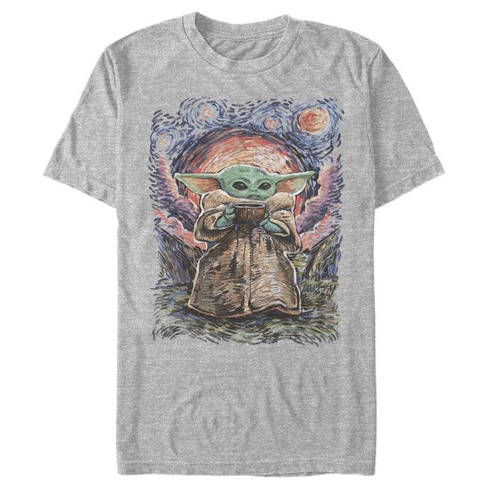 Fifth Sun Men's Star Wars: The Mandalorian The Child Starry Night T-Shirt