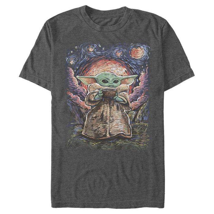 Fifth Sun Men's Star Wars: The Mandalorian The Child Starry Night T-Shirt
