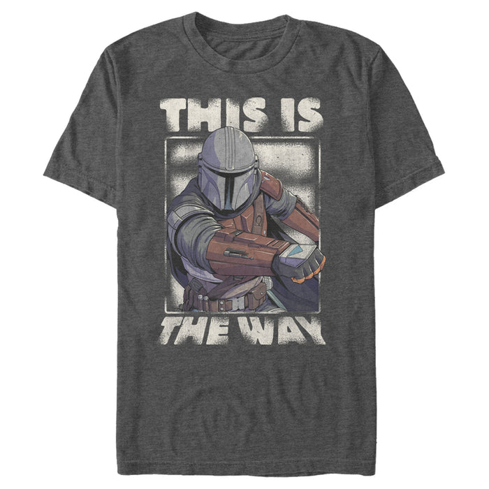 fifth sun Men's Star Wars: The Mandalorian This is the Way T-Shirt