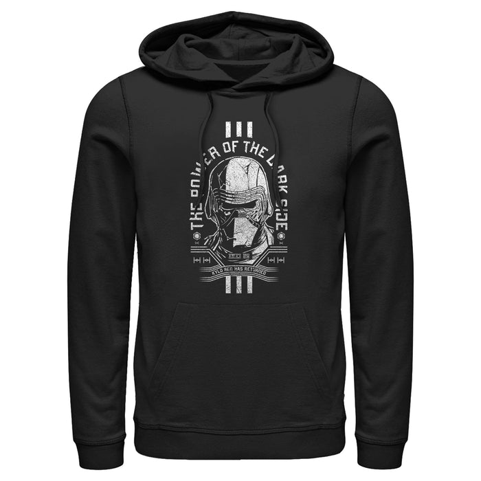 fifth sun Men's Star Wars: The Rise of Skywalker Cracked Kylo Pull Over Hoodie