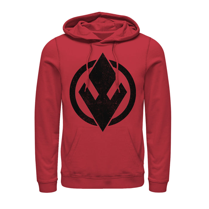 fifth sun Men's Star Wars: The Rise of Skywalker Sith Trooper Logo Pull Over Hoodie