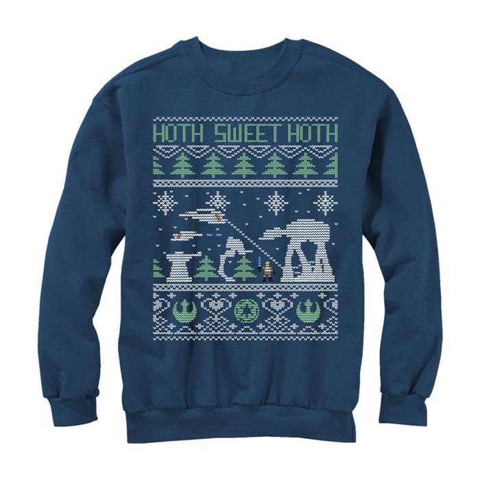 fifth sun Men's Star Wars Ugly Christmas Hoth Sweet Hoth Sweatshirt