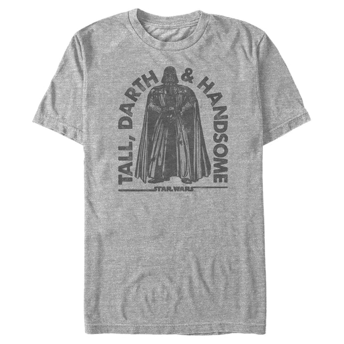 Fifth Sun Men's Star Wars Vader Tall Darth & Handsome Arch T-Shirt