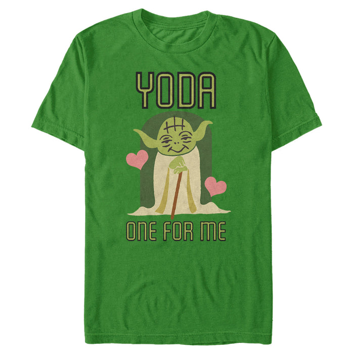 Fifth Sun Men's Star Wars Valentine's Day Yoda One For Me T-Shirt