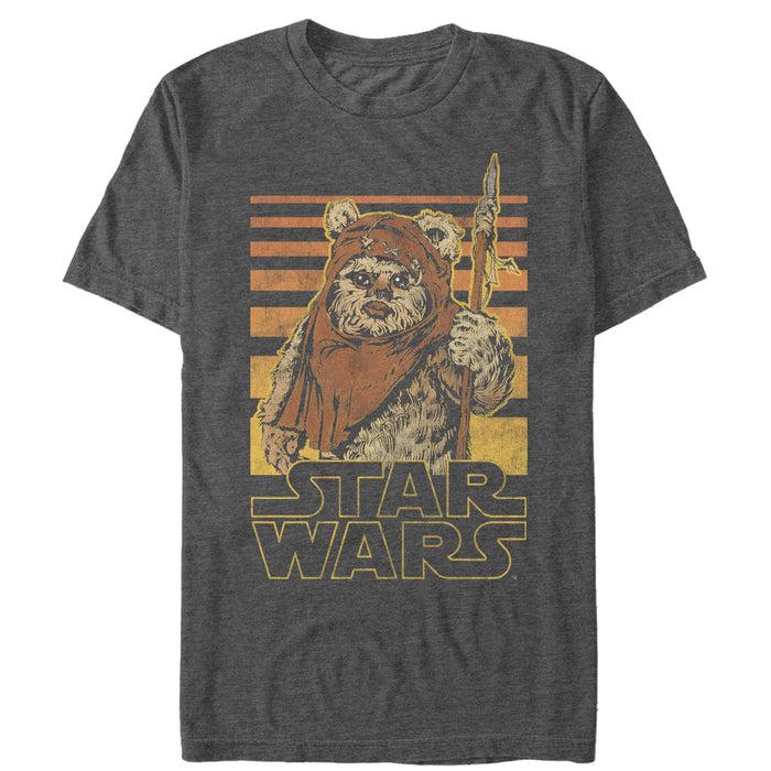 fifth sun Men's Star Wars Wicket Ewok Stripes T-Shirt