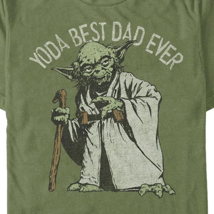 Fifth Sun Men's Star Wars Yoda Best Dad Ever T-Shirt