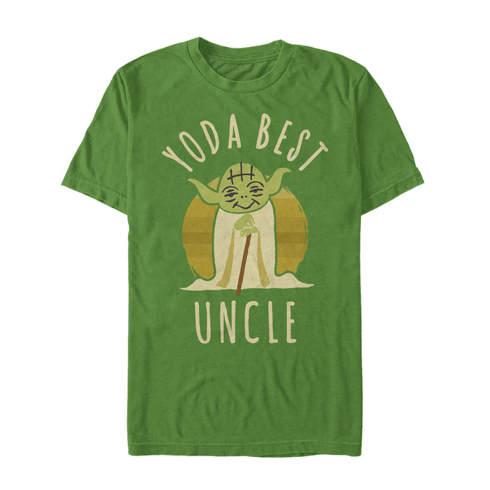 fifth sun Men's Star Wars Yoda Best Uncle Cartoon T-Shirt
