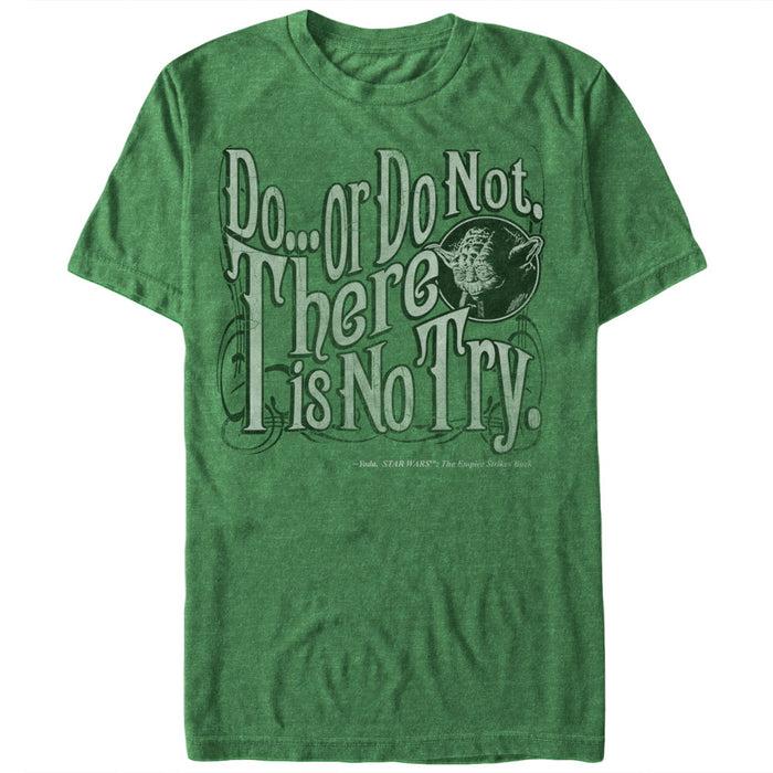 fifth sun Men's Star Wars Yoda Do or Do Not T-Shirt