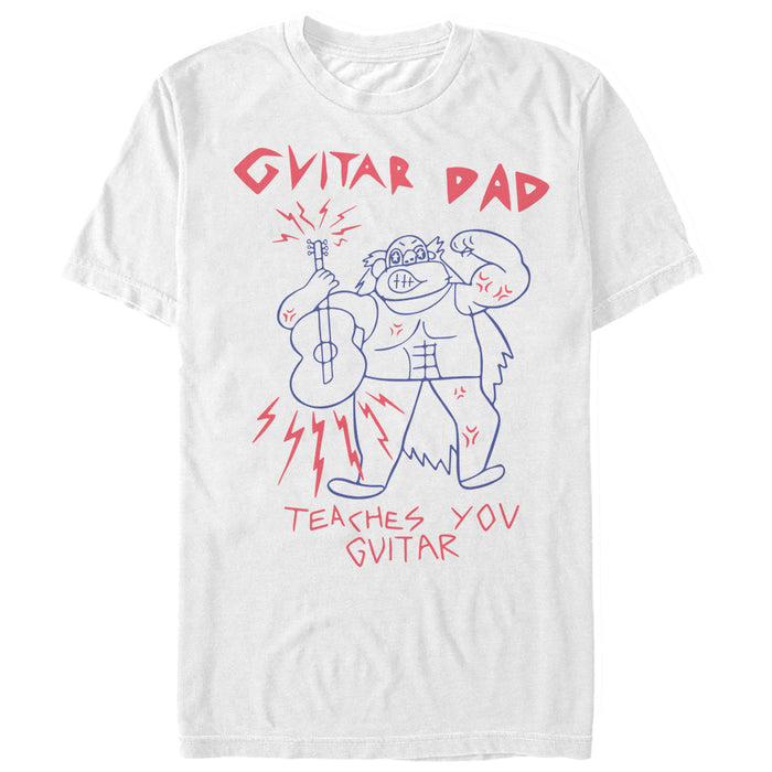 fifth sun Men's Steven Universe Guitar Dad Advertisement T-Shirt