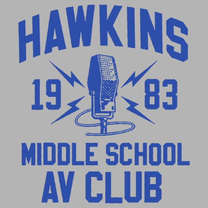 Fifth Sun Men's Stranger Things Hawkins AV Club 1983 Pull Over Hoodie