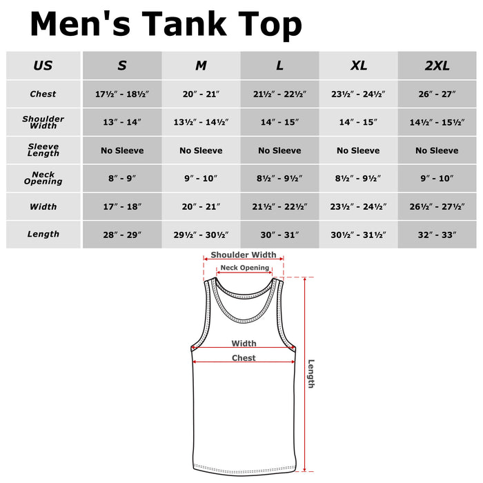 Fifth Sun Men's Stranger Things Hawkins High School Tiger 1983 Tank Top