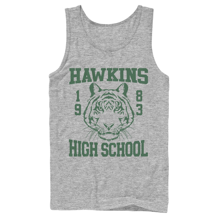 fifth sun Men's Stranger Things Hawkins High School Tiger 1983 Tank Top