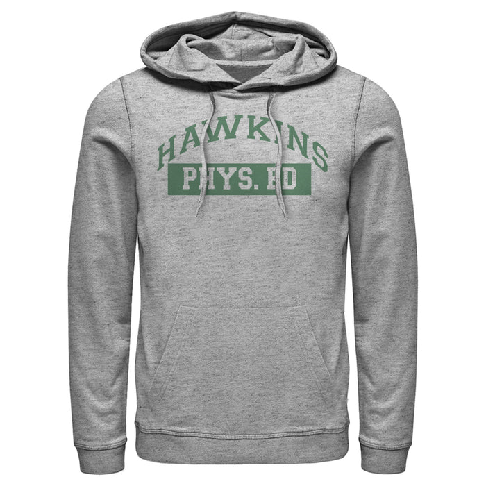 fifth sun Men's Stranger Things Hawkins Phys. Ed Costume Pull Over Hoodie
