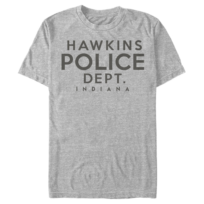 fifth sun Men's Stranger Things Hawkins Police Department T-Shirt