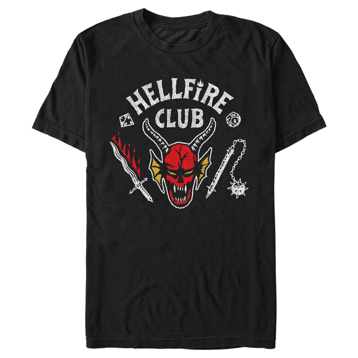 fifth sun Men's Stranger Things Hellfire Club Costume T-Shirt
