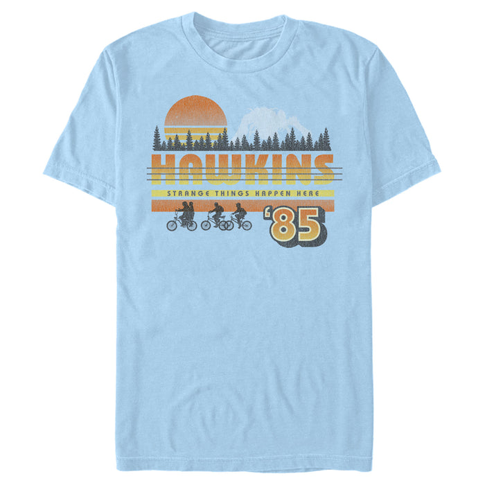 Fifth Sun Men's Stranger Things Retro Hawkins Bikers T-Shirt