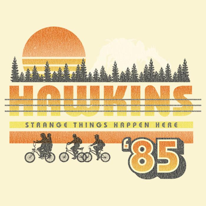 Fifth Sun Men's Stranger Things Retro Hawkins Bikers T-Shirt