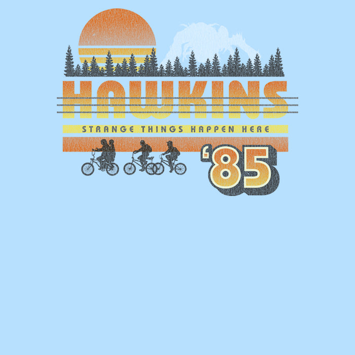 Fifth Sun Men's Stranger Things Retro Hawkins Bikers T-Shirt