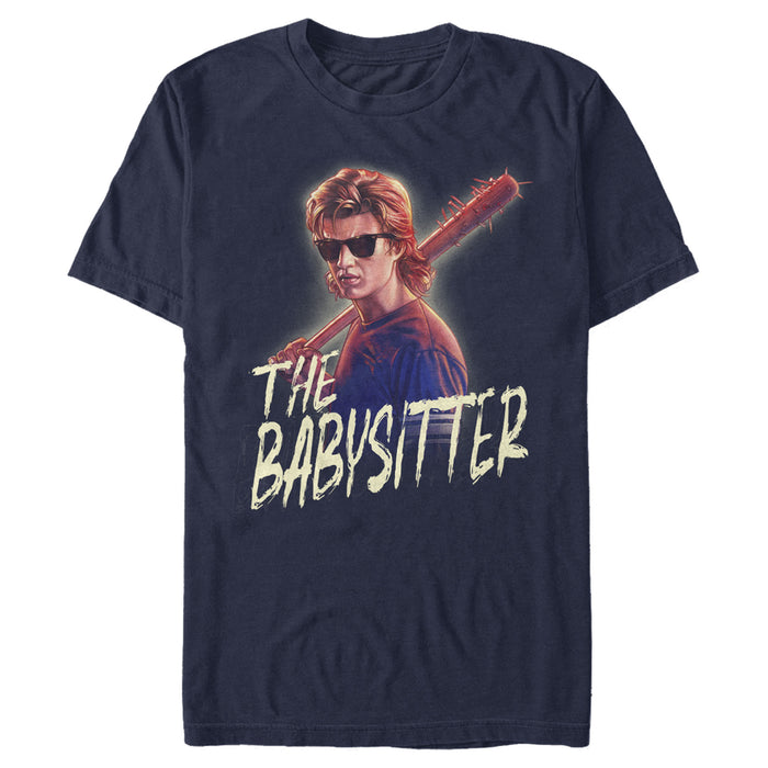 fifth sun Men's Stranger Things Steve Cool Babysitter T-Shirt