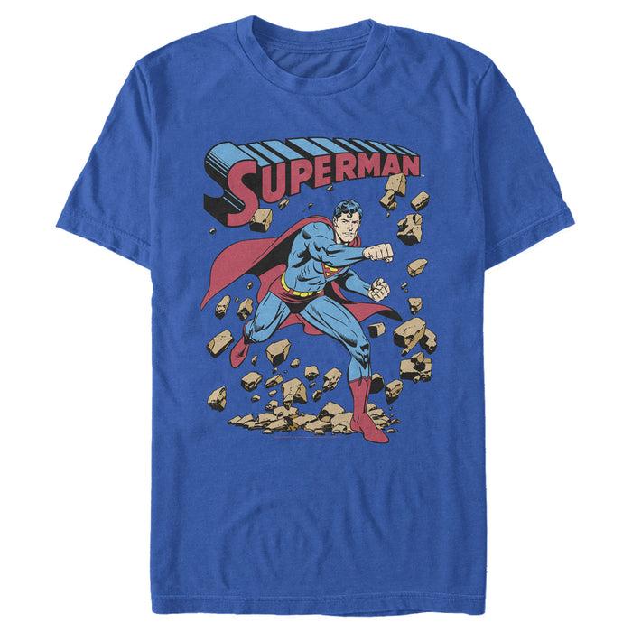 fifth sun Men's Superman Hero Break Barriers T-Shirt