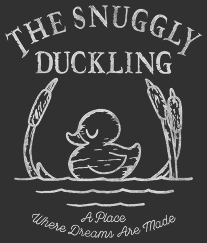 Fifth Sun Men's Tangled Snuggly Duckling Motto T-Shirt