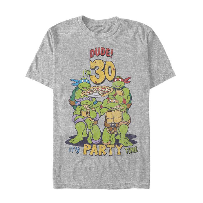 fifth sun Men's Teenage Mutant Ninja Turtles 30th Birthday Pizza Party T-Shirt