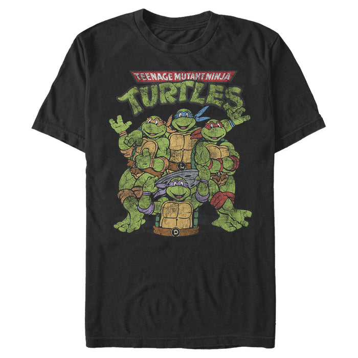fifth sun Men's Teenage Mutant Ninja Turtles Best Friend Shot T-Shirt