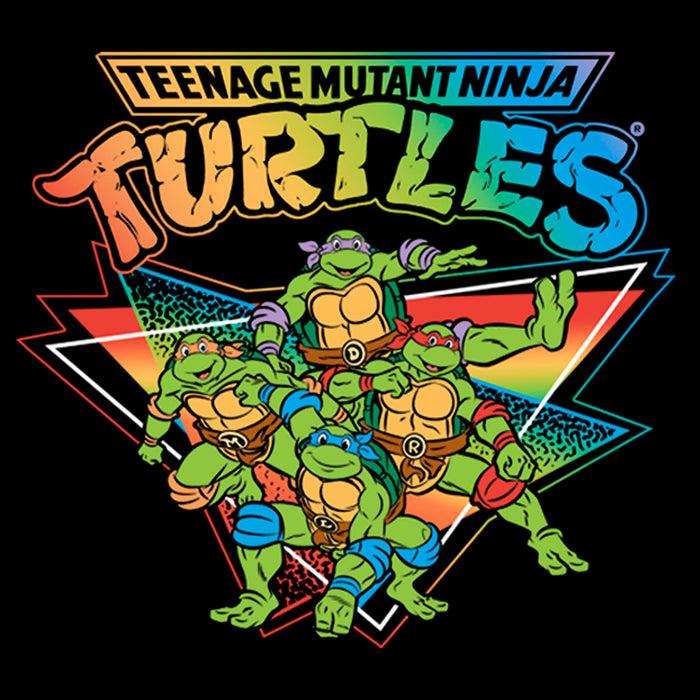 Fifth Sun Men's Teenage Mutant Ninja Turtles Hero Rainbow '90s Vibe T-Shirt