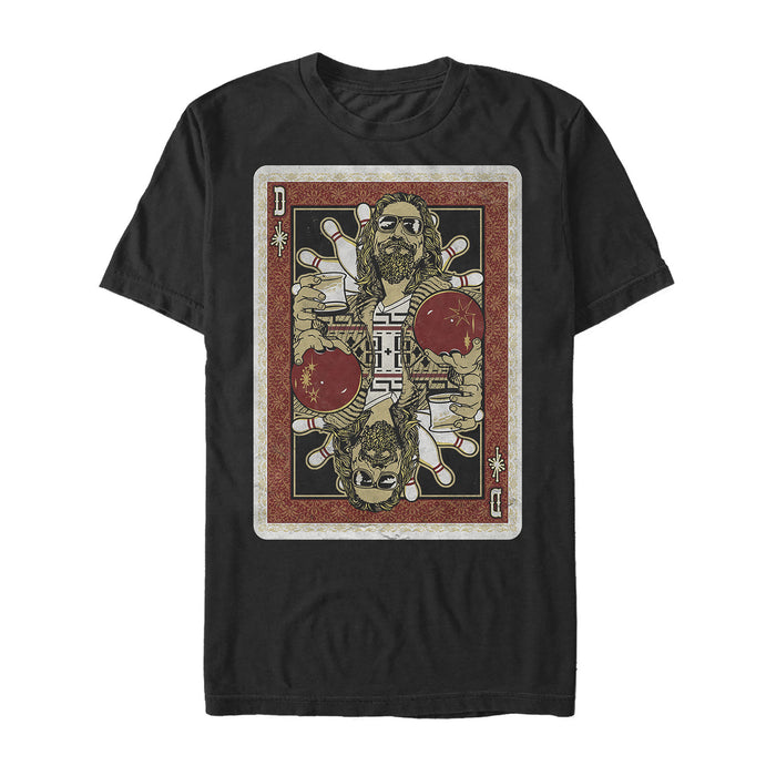 fifth sun Men's The Big Lebowski Dude Playing Card T-Shirt
