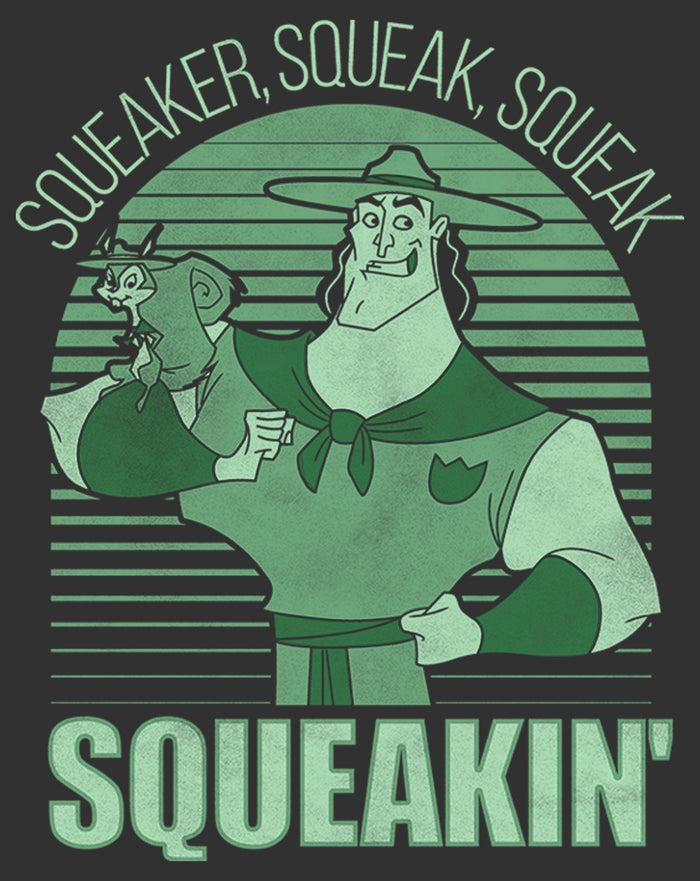 Fifth Sun Men's The Emperor's New Groove Kronk Squirrel Squeak T-Shirt