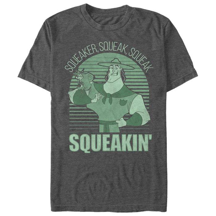 fifth sun Men's The Emperor's New Groove Kronk Squirrel Squeak T-Shirt
