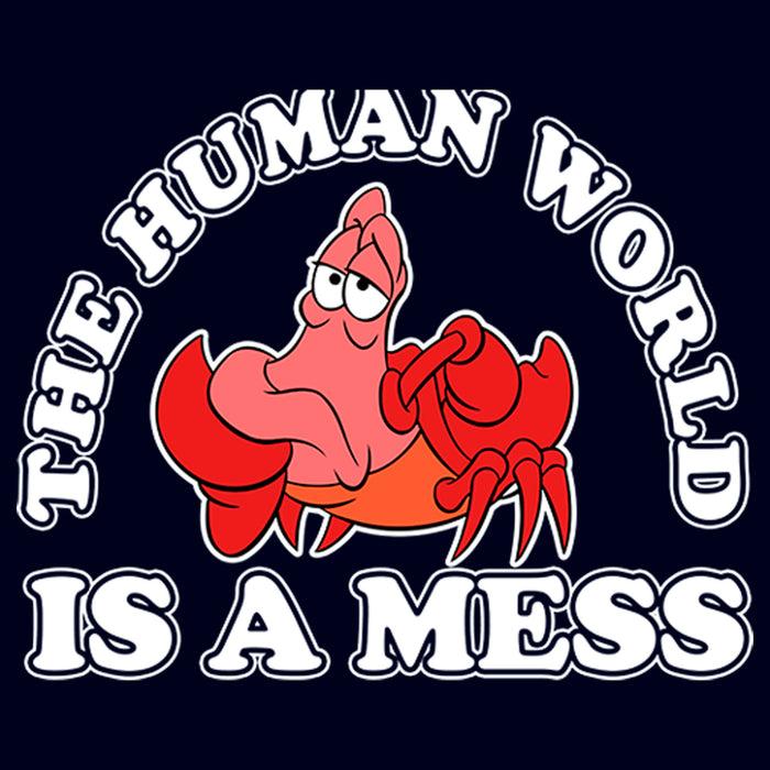 Fifth Sun Men's The Little Mermaid Sebastian Mess T-Shirt